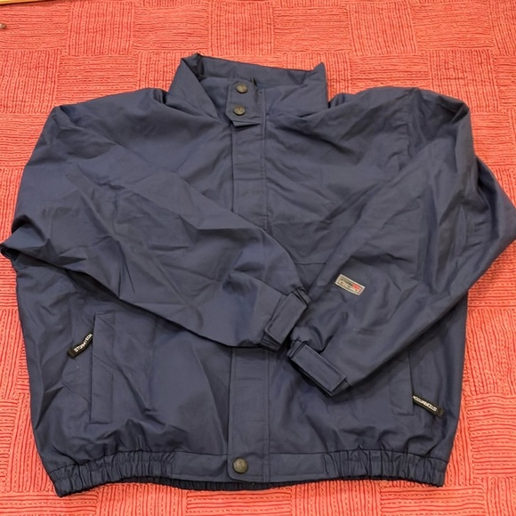 Storm Blue Windbreaker water and wind proof Jacket with High Collar - Picture 9 of 16